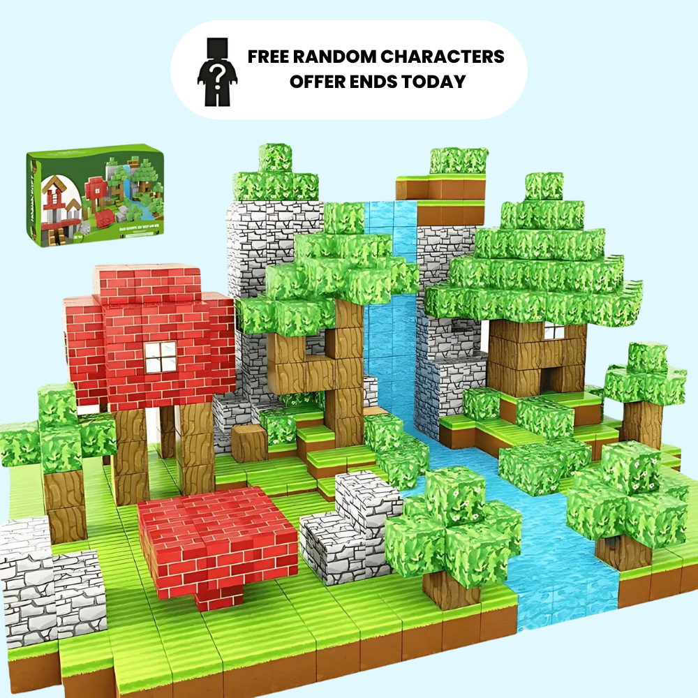 Minecraft Learning Magnetic Building Blocks